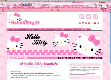 Hello Kitty rhabille le navigateur Firefox