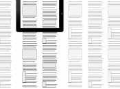 livres l'iPad questions design, présentation pages