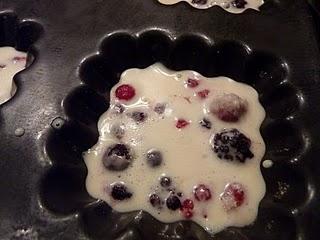 Petits clafoutis aux fruits rouges