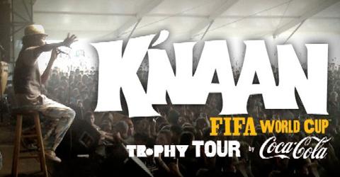 Coupe du Monde de football 2010 ... K'Naan chante l'hymne pour Coca-Cola