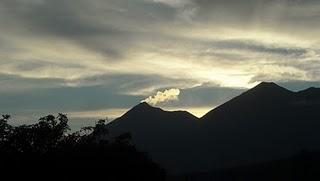 Crépuscule sur Guatemala