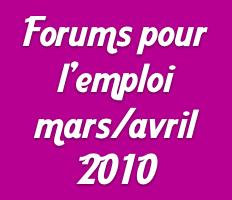 Forums emploi mars/avril 2010 autour de Toulouse