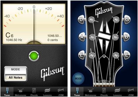 Gibson: l’application iPhone