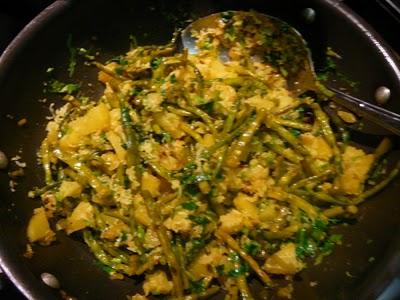 Curry de radis serpent - Moogri ki sabzi