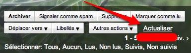 gmail pop actualiser Gmail: un bouton pour actualiser les comptes POP