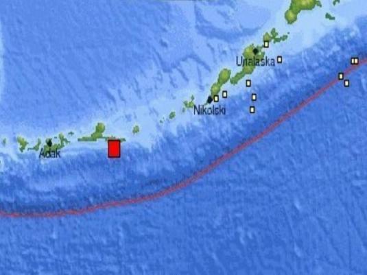 09 Mars 2010, séisme de magnitude 5.6, sur l'Île Andreanof, en Alaska