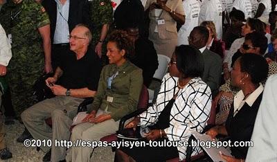 Reportage photo de la gouverneur du Canada Michael Jean en Haiti