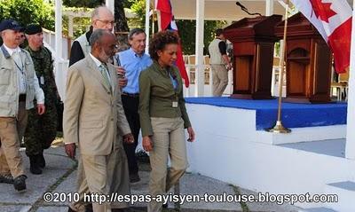 Reportage photo de la gouverneur du Canada Michael Jean en Haiti