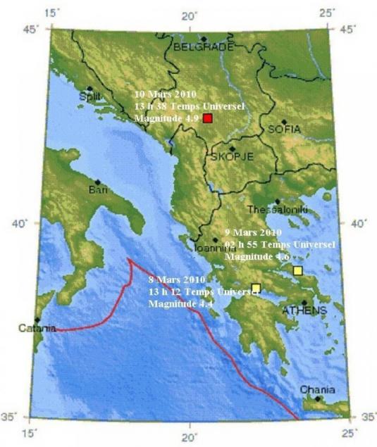 Séisme de Magnitude 4,9, en Serbie Monténégro, des dégâts sont à déplorer