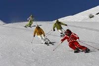 Le moniteur de ski fatigué