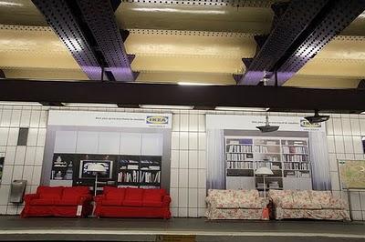 IKEA squatte le metro parisien