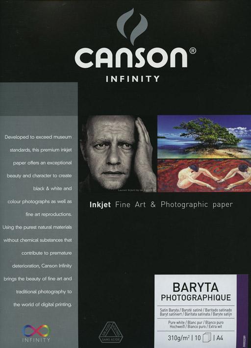 Test papier photo Canson Infinity Baryta