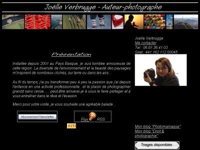 Site : Joëlle Verbrugge, avocate et photographe