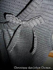 couture blouse jersey noeud patron japonais