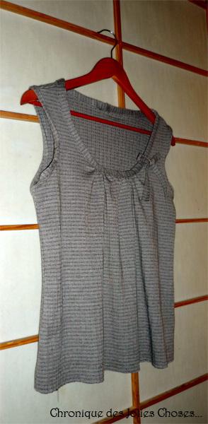 couture blouse jersey noeud patron japonais