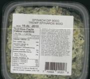 Fontaine Santé - Trempette aux épinards