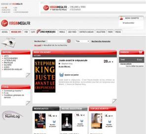Virgin Mega signe avec Numilog pour vendre son catalogue d'ebooks