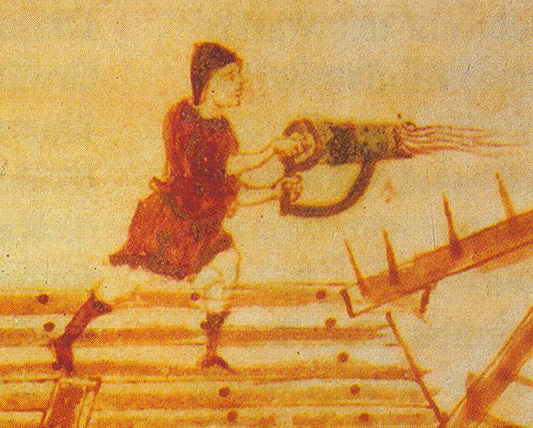 747px-Hand-siphon_for_Greek_fire,_medieval_illumination_(detail)