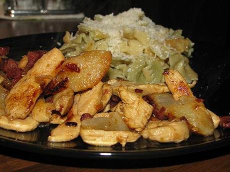 Aiguillettes de poulet aux poires Viandes-3620.JPG