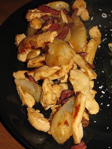 Aiguillettes de poulet aux poires Viandes-3619.JPG