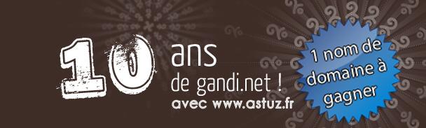 gandinomdedomaines Concour: Un nom de domaine à gagner...