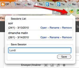 google chrome sauvegarde session 1 Chrome: sauvegardez et restaurez vos sessions précédentes