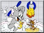 tom et jerry bath