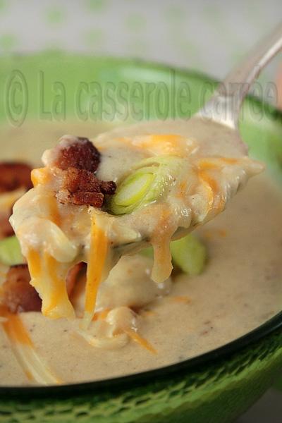 Soupe de pommes de terre au four