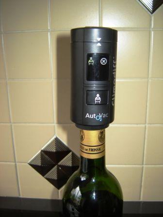 AutOvac: le bouchon à vin malin de Climadiff