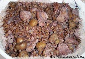 risotto poulet vinrouge