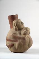 visage ridé copulant avec une femme © Museo Larco, Lima p