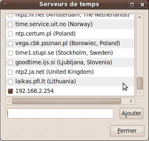 Installation d'un serveur NTP sous Ubuntu