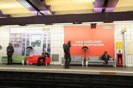 Ikea refait les quais de métro…