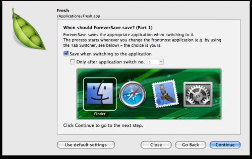 ForeverSave™ configuration pour Leap™, Mac Aficionados©