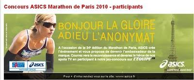 Marketing Relationnel: Asics - Marathon de Paris