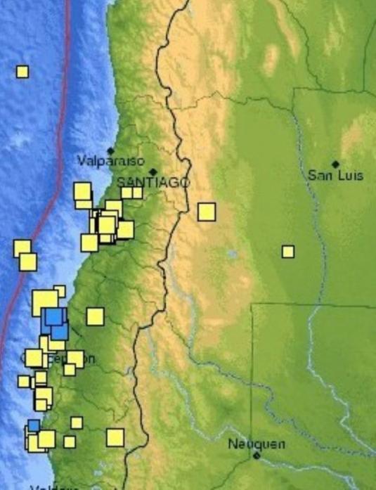 Réplique ou nouveau séisme de magnitude 6,7 au large de Bio Bio, au Chili.