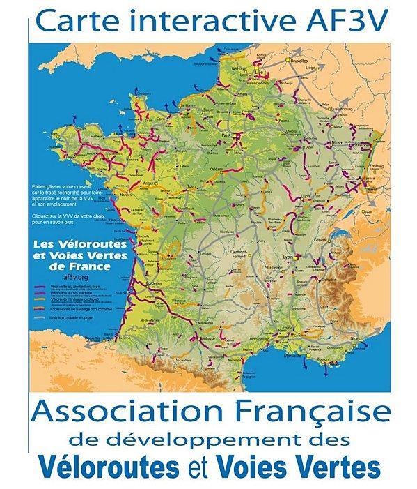 AF3V: Le site des véloroutes et voies vertes de France.