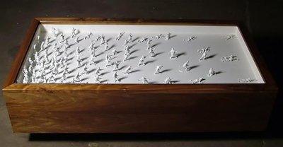 Toy soldier table par John Galvin Designs