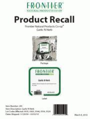 Frontier Natural Products Co-op - Garlic N Herb