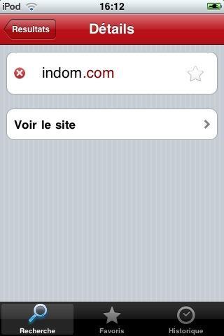 [News : Apps] Indom pour trouver un nom de domaine