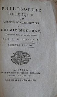 Bibliophilie et Sciences: Fourcroy, un chimiste entre Révolution et Empire