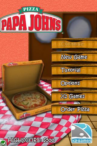 Papa’s Pizzeria : Papa John combine gaming mobile et dispositif promotionnel