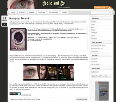 Site web : un blog pour la photo au flash