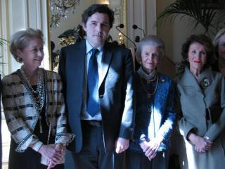 Hervé Bel, lauréat ému de du prix Edmée de la Rochefoucauld 2010