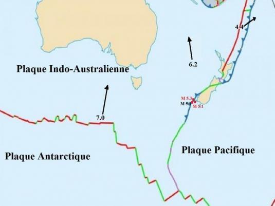 5.1, 5.3 et 5.1 de magnitude, au large de la Côte Ouest de Nouvelle Zélande : Un Raz de Marée