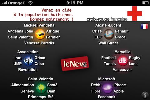 [News : Apps] LeNewz c’est vous qui choisissez