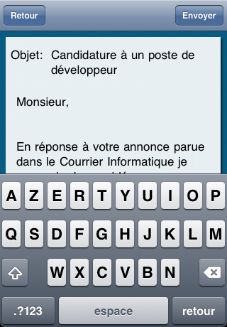[News : Apps] 2000 Lettres de Motivation