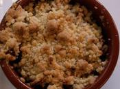 Crumble réglisse pommes poires
