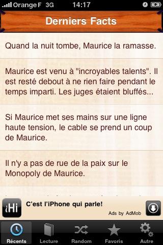 [News : Apps] Facts un peu d’humour en Français !