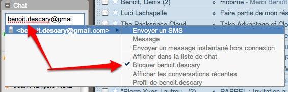 debloquer gmail chat Comment bloquer ou réintégrer un contact sur le tchat de GMail [Astuce 101]